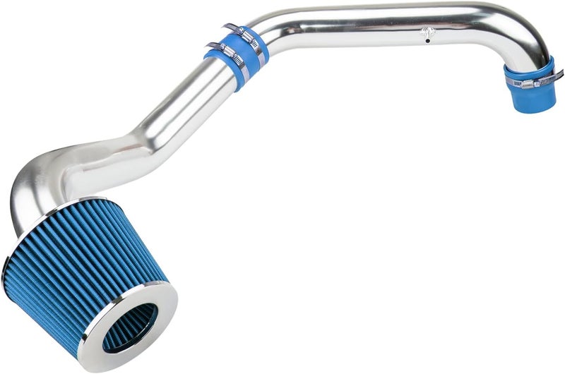 AUTOSITY 2.75in Cold Air Intake Kit, Aluminum Car Air Intake Pipe Kit for Civic 1996-2000 1.6L, Blue - Image 2